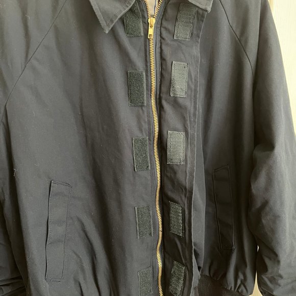 DSCP Vintage Navy Blue Guardian Collection Bomber Jacket Medium Long - Picture 10 of 16